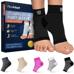NWT Bitly Compression Socks Ankle Sleeves Black Medium